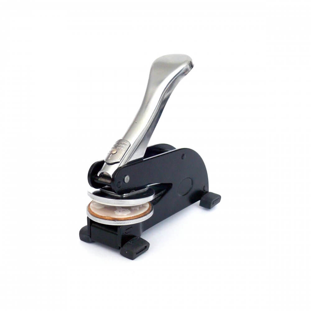 Hand Held Manual Embosser w/ Personalised Insert - elaundry