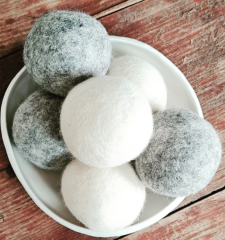 That Red House Wool Dryer Balls - 6 Pack with Laundry Tonic | Natural Laundry Solution